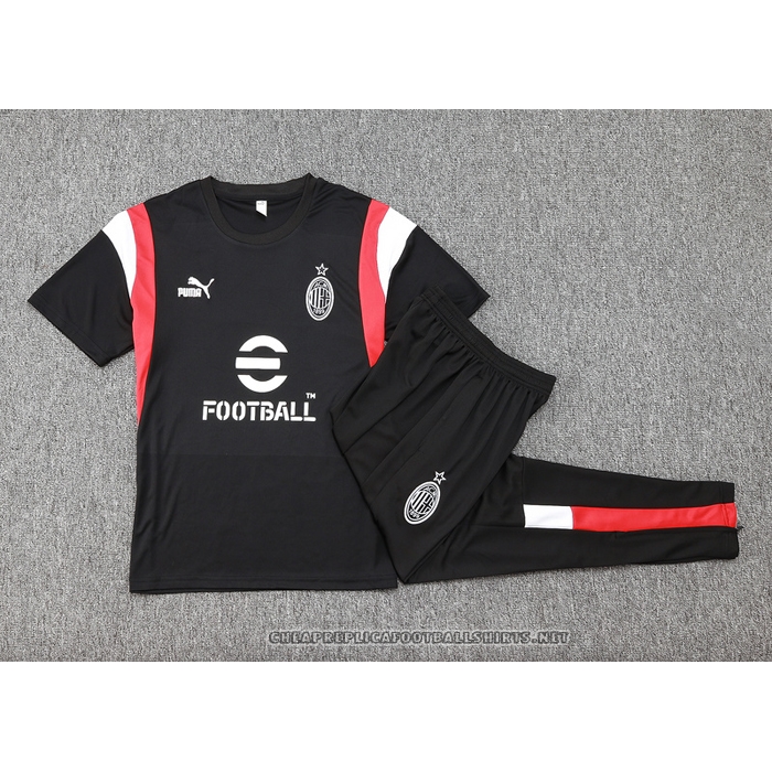 Tracksuit AC Milan 2023-2024 Short Sleeve Black